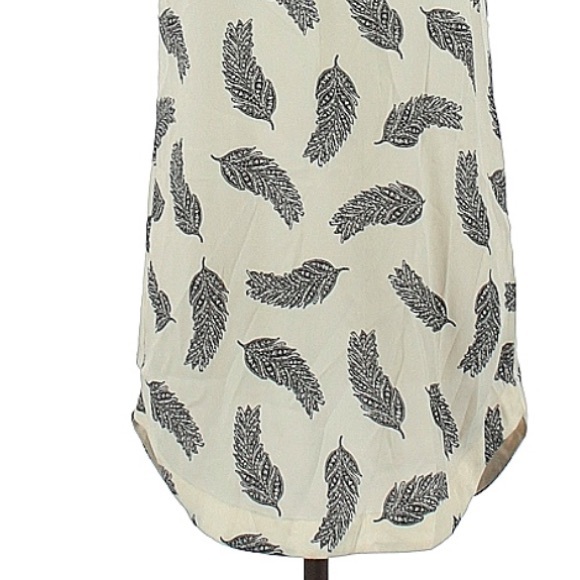 Host Pick-Beautiful H& M Sleeveless Black andIvory Paisley Print Dress in Size 4 - Picture 4 of 4